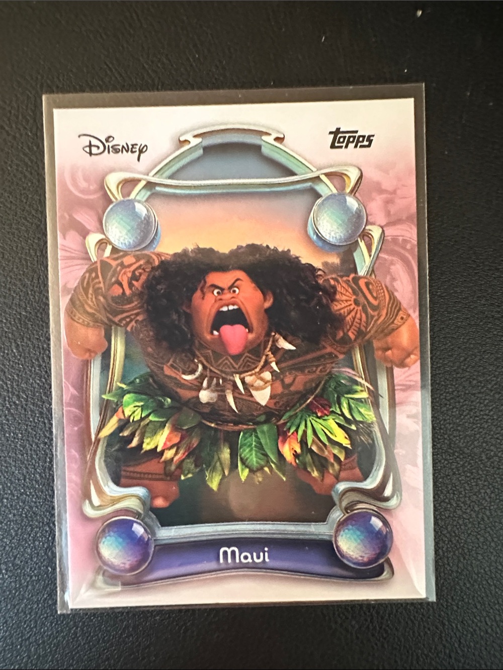 Disney Maui Art Card - Green, Brown, Pink